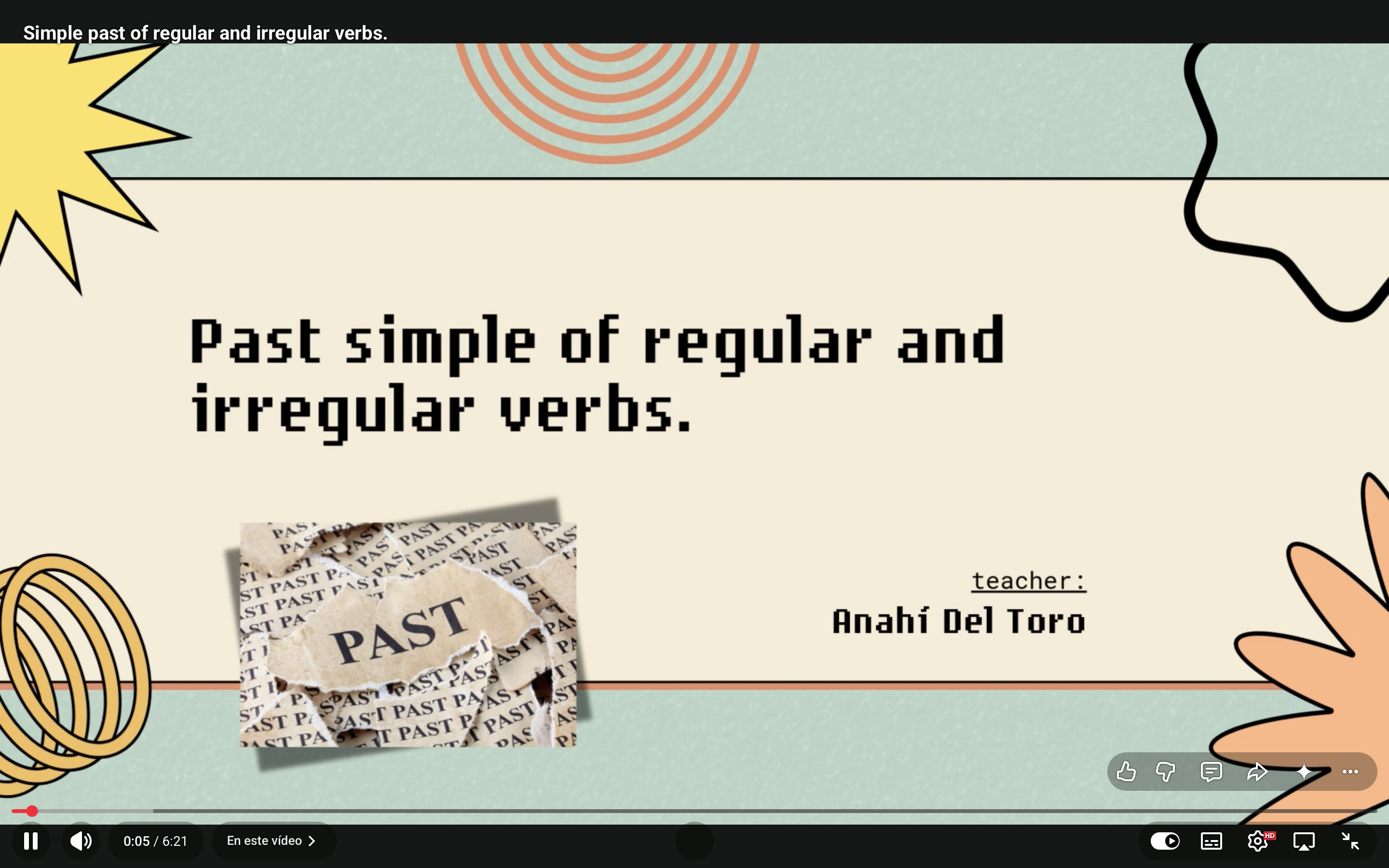 Simple Past Regular and Irregular Verbs